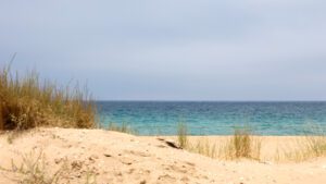 Sanddünen und Meer